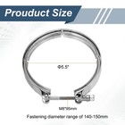 V Band Clamp 5 5 Inch 304 Stainless Steel V-band Bolt Clamp