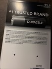 Duracell Coppertop 9 Volt Alkaline Batteries 8 Batteries Sealed Pack