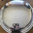 Vintage Montgomery Ward Signature Waffle Maker Chrome De-46010