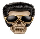 Skull Piggy Bank Rock And Roll Great Sunglasses Decoration Approximately 17x13cm