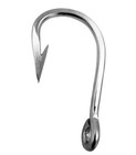 Size 11 0 Double Hookset Rig Stainless Steel Offset Wahoo Tuna Marlin Lure