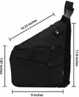 Waterproof Personal Shoulder Anti Theft Pocket Bag Men Portable Travel Casual