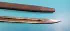Wwii Pattern 1907 Australian Lithgow Rifle Bayonet Knife   Scabbard Rgt Markings