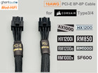       upgrading-16awg Pci-e  gpu  8-pin Cable For Corsair Type3 4 -     70cm   27 Inch