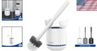 Toilet Bowl Brush And Holder Set  White