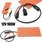 12v 100w Silicone Heating Pad Mat Quick Heater With Detachable Power Cable For F