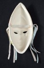 Vintage Hand-painted Mardi Gras Ceramic Mask Wall Hanging