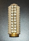 1950 Faux Pearl Beaded And Rhinestone Lipstick Holder