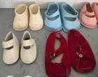 Vintage Doll Shoes Lot Of 20 Pairs - Various Sizes And Conditions