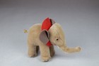 Mohair Elephant Steiff Or Other Excellent With Original Tag Rare Stapled