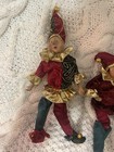 Christmas 10    Elves  Jesters  Pixie Dolls Set Of 3