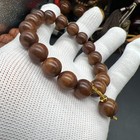 12mm Chinese Lightning Wood  Bead Bracelet                         