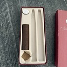 Vintage Hallmark Sealing Wax Seal Stamp Letter M Wood Handle In Original Box