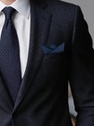 Cotton Handkerchiefs For Men Solid Color Pocket Square Suit Wedding 1 Pcs