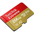 Sandisk Extreme 256gb Microsdxc Card Uhs-i U3 V30 190mbs Sdsqxav-256g-gn6ma