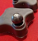 2x Hunter Alignment Wheel Clamp Handle Spinner Crank Knobs New With Pins 