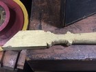 C1930 s Oak Staircase Baluster Spindle - 29 5  X 2 3 16  X 1 1 8  - Flat Profile