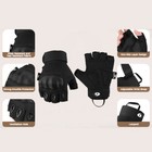 Mossy Oak Fingerless Tactical Gloves Hunting Gloves Combat Gloves W hard Knuckle