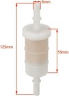 4pcs 879885q Fuel Filter For Mercury And Mariner Outboards Verado 35-879885t