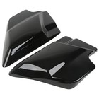 Vivid Black Side Cover Panels Fits For Harley Touring Road Street Glide