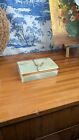 Vintage Rectangular Onyx Jewelry Box From The 1960s