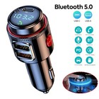 Car Bluetooth Fm Transmitter Pd 45w Car Charger Power Adapter Cigarette Lighter