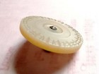 Nice Antique Carved Colonial Pearl Pin Shank Sewing Button    Almost 1  25mm