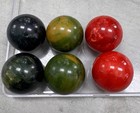 Vintage Bakelite Catalin  Green Blue   Red Balls 62g 1930   s Usa Pendant Jewelry