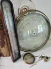 1800s Mahogany Glass Stick Barometer Thermometer   More  Joseph Somalvico London