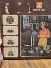 Vintage Irvinware Silver Plate Intricate Pattern Tray W Braid Border 12  Has Box