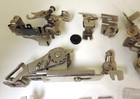 Singer Greist Sewing Machine Attachments Ruffler Hemmer Feet Guides Lot Vtg