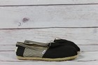 Toms 100  Authentic Canvas Shoe Stripe University Classic Rope Sole W11