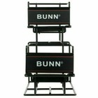Bunn Two Tier Two Pot Universal Airpot Rack  Black  35728 0000  distressed Pkg 