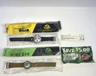 Vintage 1997 Burger King Lost World Jurassic Park- Techno   Dino Eye Watches Lot