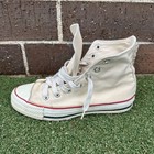 Vintage Converse Chuck Taylor All Star Hi White Made In Usa Mens Size 5