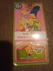The Simpsons  2  Piece Factory Sealed Hair Clip Set By Wow Wee 1990 New
