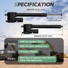 Vorgens 14  Stroke Linear Actuator 12v Replacement Pa-17 Heavy Duty Electric