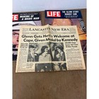Vintage 1962 John Glenn Space Memorabilia Lot Life Magazines Lancaster Newspaper
