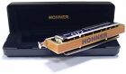 Hohner 270 Deluxe Chromatic Harmonica Sealed Wood-bolted Assembly-round Holes  