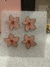 Decorative Push Pin Anna Griffin Maud Ashbury Pink Enamel Flowers Desk Accessory