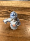 Antique Victorian German Half Doll Porcelain Pin Cushion Figurine