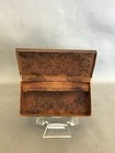 Antique Bell   Black London Vesta Tin 1860-1900 Hinged Match Safe Victorian Era