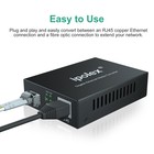 Gigabit Single-mode Lc Fiber To Ethernet Media Converter With Sfp Lx Module     