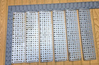 6  Erector Set Parts  12 x3  Single Flanged Base Plates   Mechanical Toy Builds