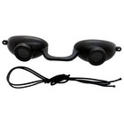 Flexible Sun Goggles Eye Protection Uv Black Glasses Eyes Protect Tanning Bed