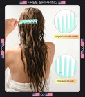 6-piece Hair Comb Set For Styling And Detangling