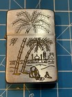 Vintage 1959 Zippo Lighter - U s  Military Missiion Saudi Arabia - Double Sided