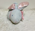 Vintage Eden Baby Blue   Pink Terry Cloth Bunny Rabbit Stuffed Animal Plush Toy