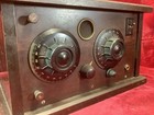 Vintage Two Tube Handmade Radio Receiver Rca Radiotron Uv 199s Nicely Built
