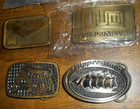 Lot Of 6 Coal Mining Suppliers Belt Buckles